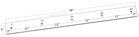 Bolt pattern 48": 2 - 13 - 24